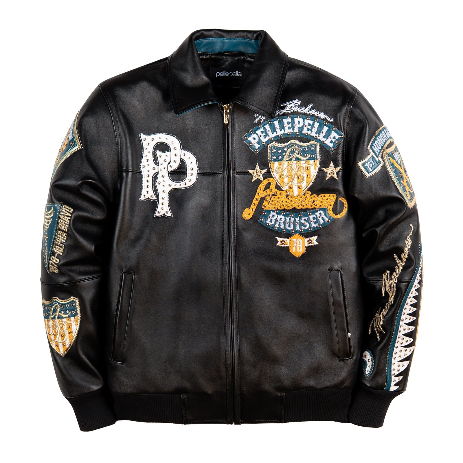 American_Bruiser_BLK.jpg Pelle Pelle American Bruiser Plush Jacket - Image 1