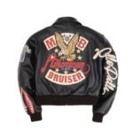 American Bruiser Plush Womens Crop Jacket - Image 2